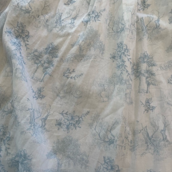 Ivy City Blue Toile Dress 3x - Picture 3 of 4